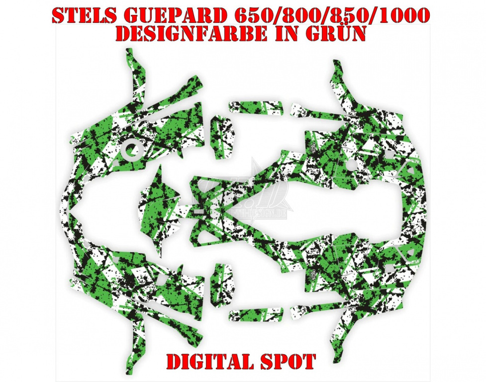 Digital Spot Grün für Stels Guepard 650/800/850/1000